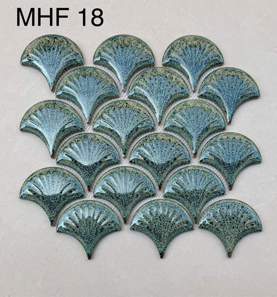 Gạch Mosaic Vảy Cá 290x274mm MHF18 19 Gạch Mosaic Vảy Cá 290x274mm MHF18