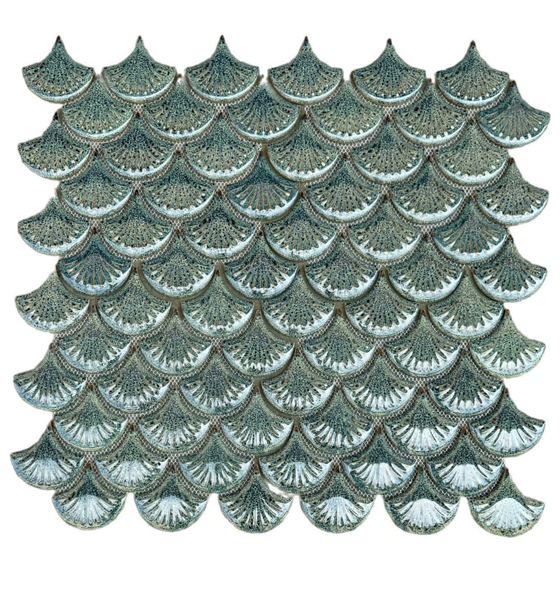 Gạch Mosaic Vảy Cá 290x274mm MHF18 18 Gạch Mosaic Vảy Cá 290x274mm MHF18 17