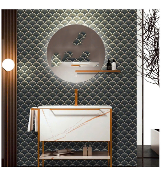 Gạch Mosaic Vảy Cá 290x274mm MHF18 23 Gạch Mosaic Vảy Cá 290x274mm MHF18 22