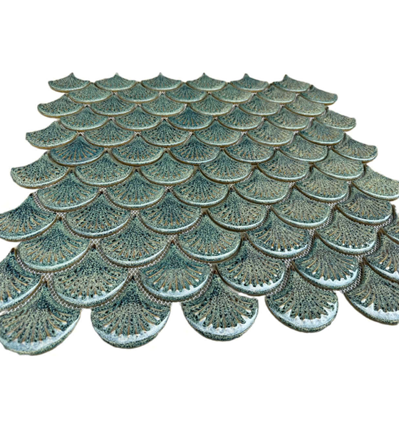 Gạch Mosaic Vảy Cá 290x274mm MHF18 26