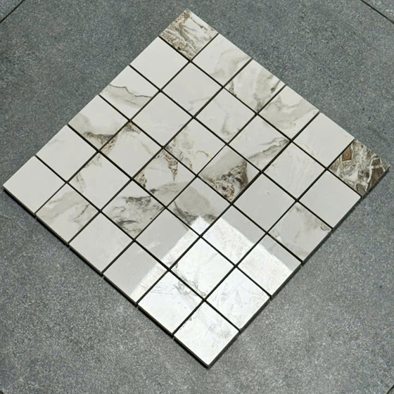 Gạch Mosaic Đá Nung Kết 300x300x48x10mm MSG001 17