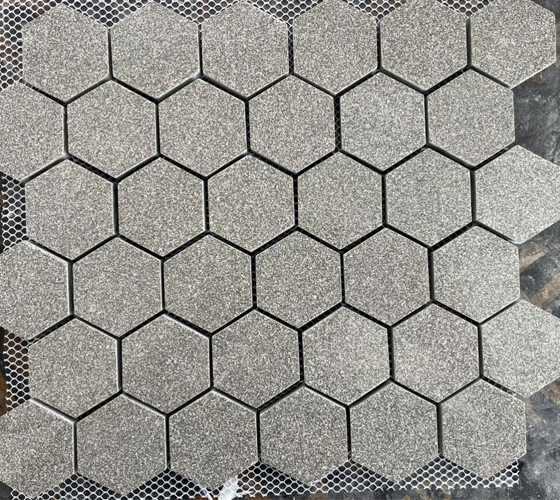 Gạch Mosaic Đá Nung Kết 300x300x48x10mm MSG001 31
