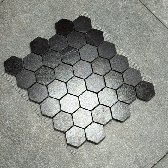 Gạch Mosaic Đá Nung Kết 300x300x48x10mm MSG001 19