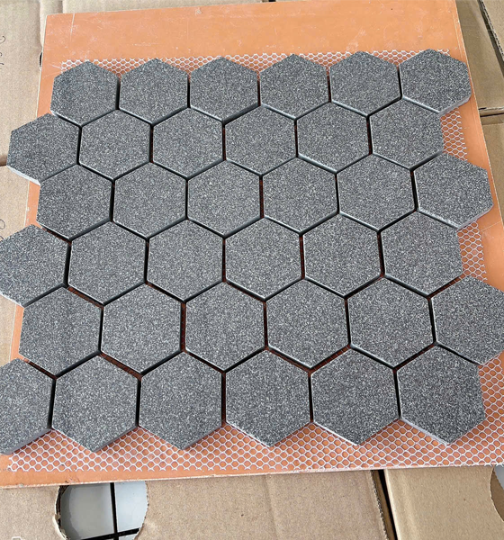 Gạch Mosaic Đá Nung Kết 300x300x48x10mm MSG001 29