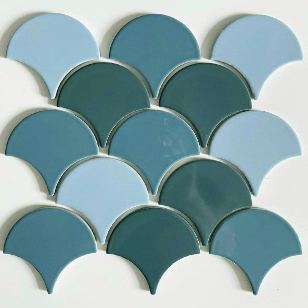 Gạch Mosaic vảy cá trang trí VC02 7 Gạch mosaic vảy cá trang trí VC02