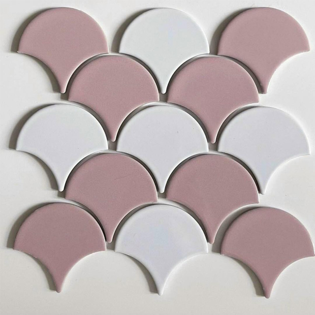 Gạch Mosaic vảy cá trang trí VC01 6 Gạch mosaic vảy cá trang trí VC01
